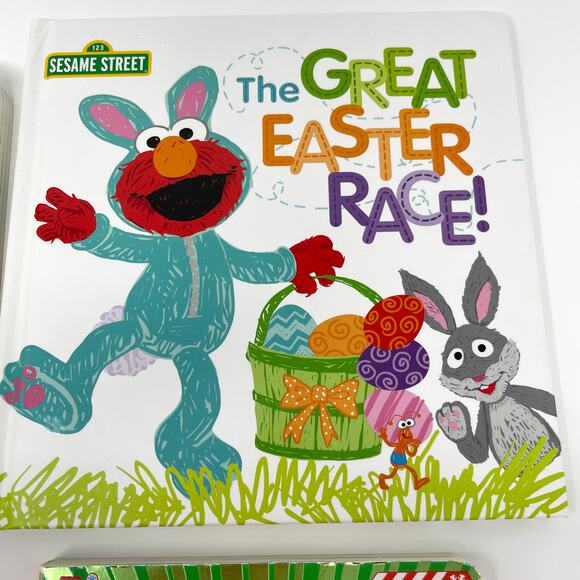 Paw Patrol Sesame Street Kids Toddler Christmas Easter Birthday Book Bundle - Picture 3 of 6